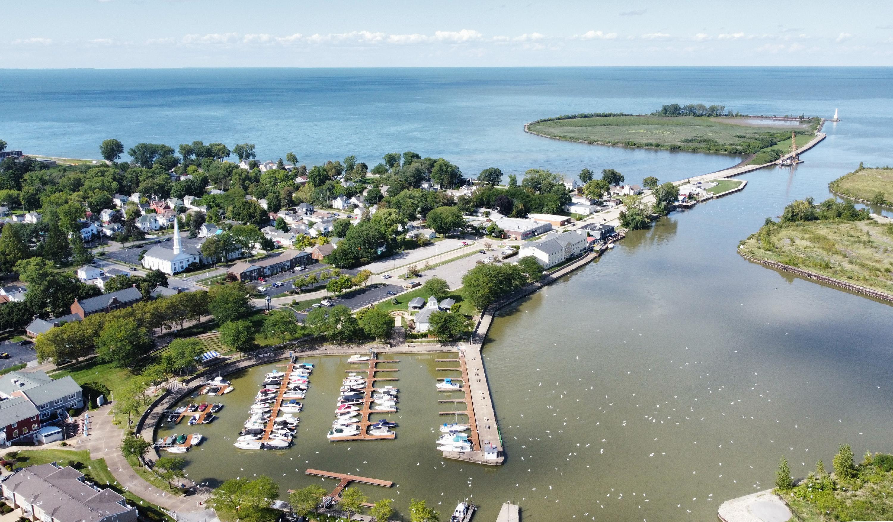 Marina aerial north